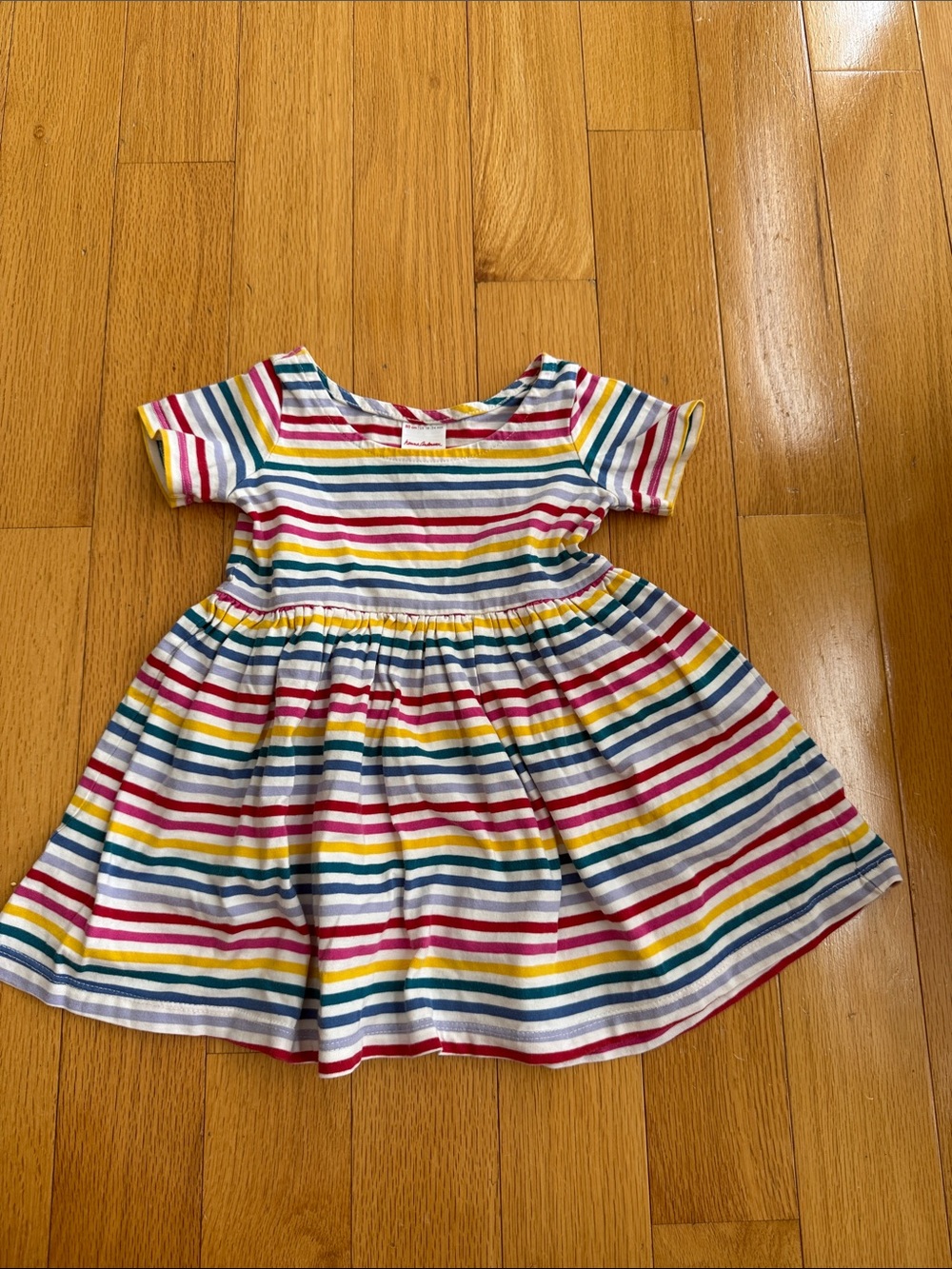 Hanna andersson 18-24 months Girls' Multi-Color Stripe Cotton Dress